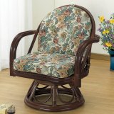 籐 ラウンドチェアー