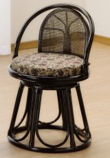 籐 回転座椅子 ハイタイプ