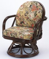 籐 ラウンドチェア ハイタイプ