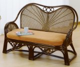 籐 ラブチェアー