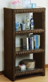 籐 飾り棚（スリムタイプ）