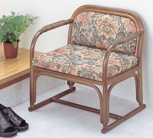 画像1: 籐 便利座椅子
