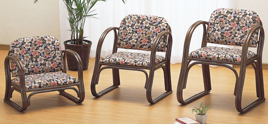 籐 思いやり座椅子ハイタイプ - 籐家具・ラタン家具の格安通販 快適 